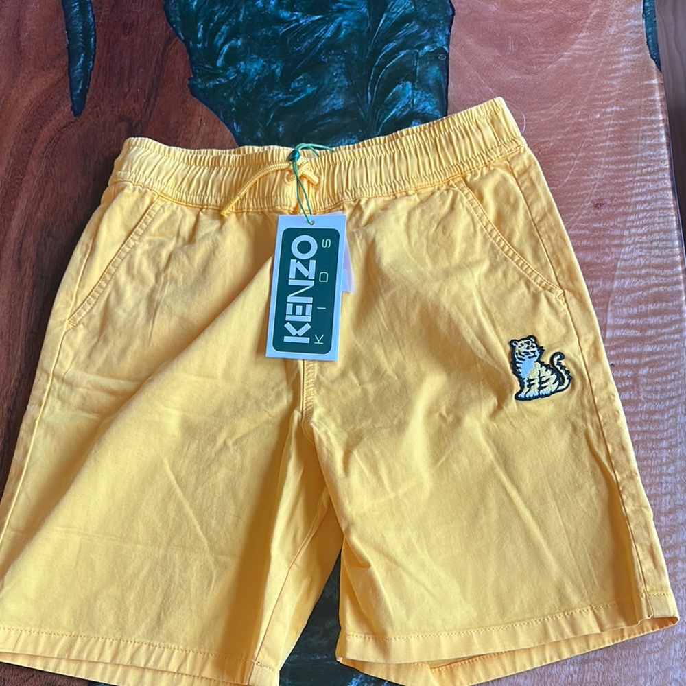 Kenzo Yellow Relaxed Fit Shorts